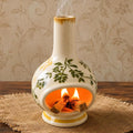 Handmade Ceramic Incense Burner | Palo Santo & Sage Holder with Chimney